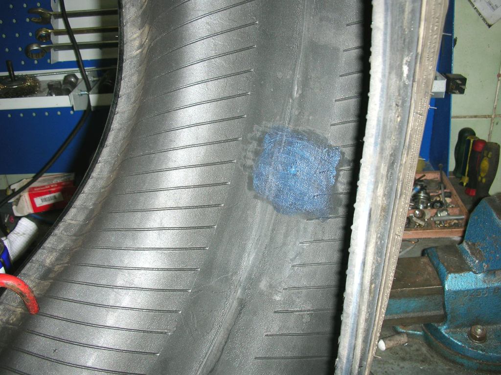 Ремонт прокола шины в шиномонтаже в Тушино